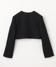 NAVE 【Nave】ストライプツィード クロップドジャケット