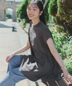 Tiaclasse 【新色追加】フレンチスリーブフレアカットソー