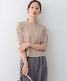 組曲 【先行予約】シアー ニット５分袖 プルオーバー
