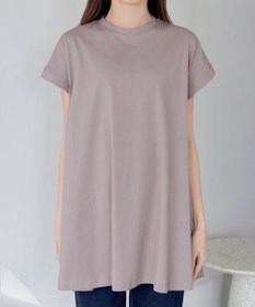 Tiaclasse 【新色追加】フレンチスリーブフレアカットソー