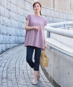 Tiaclasse 【新色追加】フレンチスリーブフレアカットソー