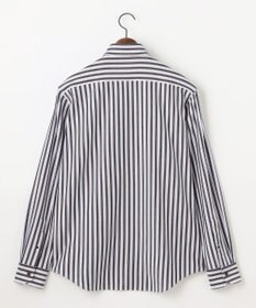 JOSEPH ABBOUD 【キングサイズ・快適な着心地・イージーケア】コンフォートジャージー ストライプ シャツ