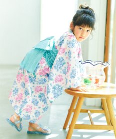 ANY KIDS 【洗濯機可能/簡単着付け】2WAY セパレート浴衣セット