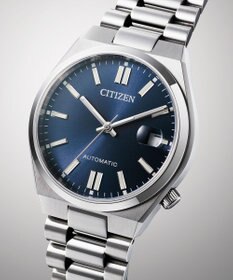 CITIZEN 【TSUYOSA 37mm】使いやすいグレーブルーカラーのメカニカルウオッチ NJ0200-50M