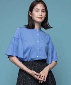 組曲 ギャザースリーブクリア カットソー