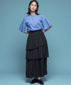 組曲 ギャザースリーブクリア カットソー