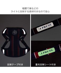 PET PARADISE J.PRESS レジメンタル ハーネス＆リード  小型犬 ＳＳ