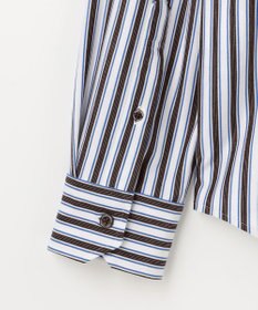 JOSEPH ABBOUD 【キングサイズ・快適な着心地・イージーケア】コンフォートジャージー ストライプ シャツ