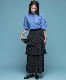 組曲 ギャザースリーブクリア カットソー