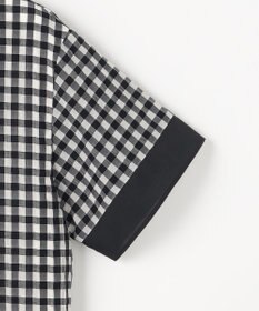 J.PRESS LADIES 【一枚で着映え】シアーギンガム クルーネック カットソー