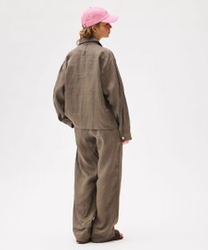 LENO LINEN WORK SHIRTS《UNISEX》リネンワークシャツ