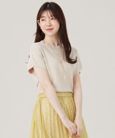 ANY SIS 【洗える】ボトルネックフレンチスリーブ ニットT