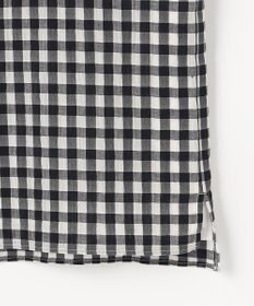 J.PRESS LADIES 【一枚で着映え】シアーギンガム クルーネック カットソー