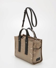 TOPKAPI 【TREASURE TOPKAPI】メタリック パデット ショルダー付 トートバッグ