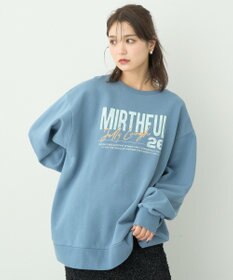 earth music&ecology ウ゛ィンテージ風裏毛ロゴプルオーバー