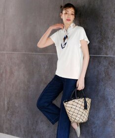 Tiaclasse 【洗える】フリル袖ポンチプルオーバー