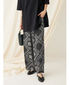 CRAFT STANDARD BOUTIQUE アソートプリント　柄イージーパンツ