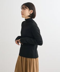 Green Parks チクチクしないリブタートルニットプルオーバー