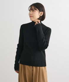 Green Parks チクチクしないリブタートルニットプルオーバー