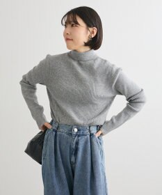 Green Parks チクチクしないリブタートルニットプルオーバー