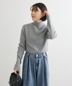 Green Parks チクチクしないリブタートルニットプルオーバー