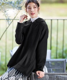 Tiaclasse 【洗える】バックフレアダンボールパーカー