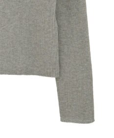 Green Parks チクチクしないリブタートルニットプルオーバー