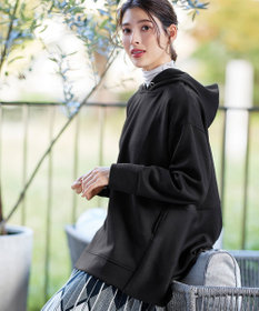 Tiaclasse 【洗える】バックフレアダンボールパーカー