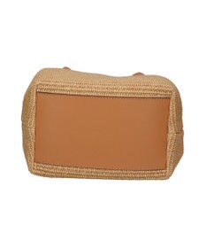 INTER-CHAUSSURES 【LORISTELLA】ワンハンドル異素材コンビネーション巾着バッグ