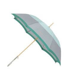 MOONBAT FURLA(フルラ) カラーボーダー 雨傘 長傘 大きめ 耐風  60cm 日本製