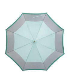 MOONBAT FURLA(フルラ) カラーボーダー 雨傘 長傘 大きめ 耐風  60cm 日本製