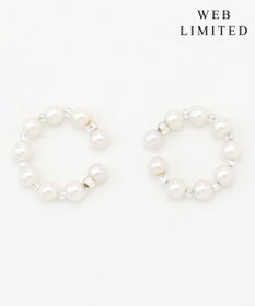 J.PRESS LADIES 【WEB限定・2way・2set】パール イヤカフ リング