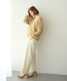 YECCA VECCA イージーカットジョーゼットパンツ