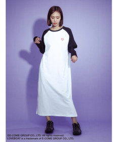 Green Parks ■別注　ＬＯＶＥ　ＢＯＡＴ　ラグランワンピース