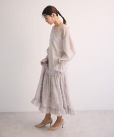 Green Parks ・Ｒａｉｌｍｅオーガンジーワンピース（インナーＯＰ