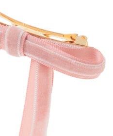 Maison de FLEUR ピンクマニアレイヤードリボンバレッタ