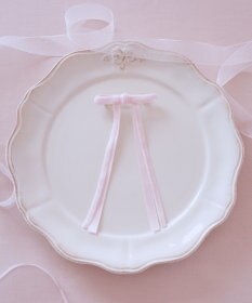 Maison de FLEUR ピンクマニアレイヤードリボンバレッタ