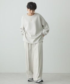 AMERICAN HOLIC ドルマン異素材ポンチプルオーバー