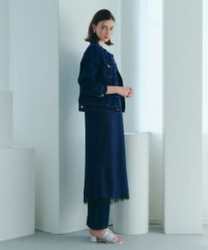 YECCA VECCA ノーカラーストレッチGジャン