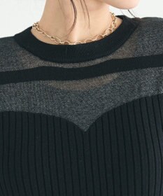 CRAFT STANDARD BOUTIQUE シアーニット長袖プルオーバー