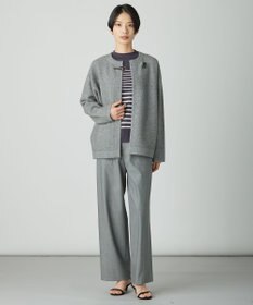 J.PRESS LADIES L SOFT TOUCH WOOL ボーダー ニット