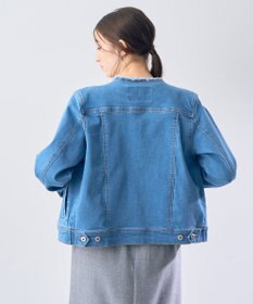 YECCA VECCA ノーカラーストレッチGジャン