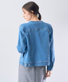 YECCA VECCA ノーカラーストレッチGジャン