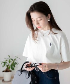 WEGO 【洗える/綿100%】USPOLOワンポイントTシャツ
