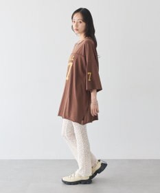 earth music&ecology レースフレアパンツ