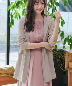 Tiaclasse L 【おのののかさん着用】「サマケア 」フード付きカットソーロングカーディガン