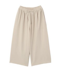 Green Parks イージーケアワイドガウチョパンツ