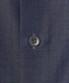 UNFILO シャンブレーデニム ショルダータックブラウス