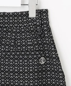 23区GOLF 【WOMEN】裏起毛ジャージースカート ストレッチ モノグラム 上品スタイル