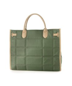 UNBILLION 【テレビ ドラマ着用アイテム】ペルケ perche / ナイロンキルト×クロコ型押し牛革A42wayトートバッグ